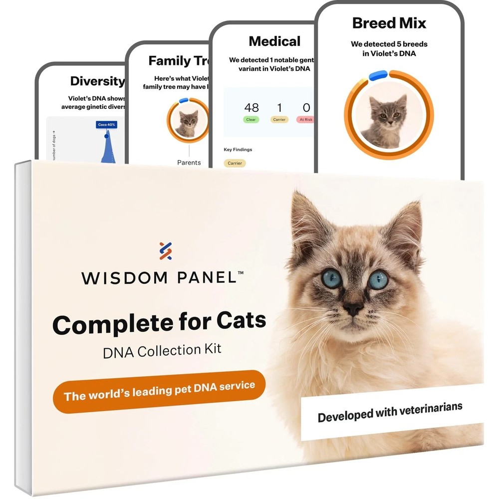 Wisdom Panel Complete: Comprehensive Cat DNA Test kit #15000
