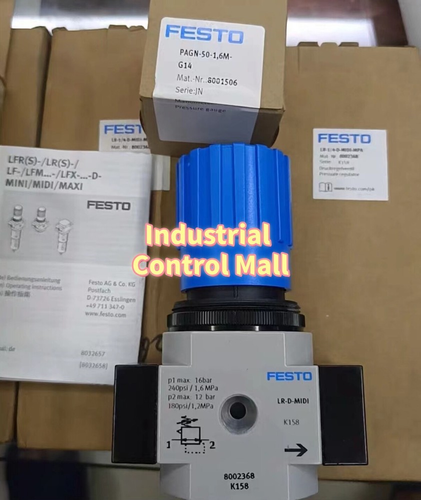 1PC New For Festo LR-1/4-D-MIDI-MPA pressure reducing valve 8002368 LR14DMIDIMPA