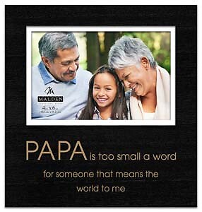 Malden 4x6 Papa Modern Sentiment Frame