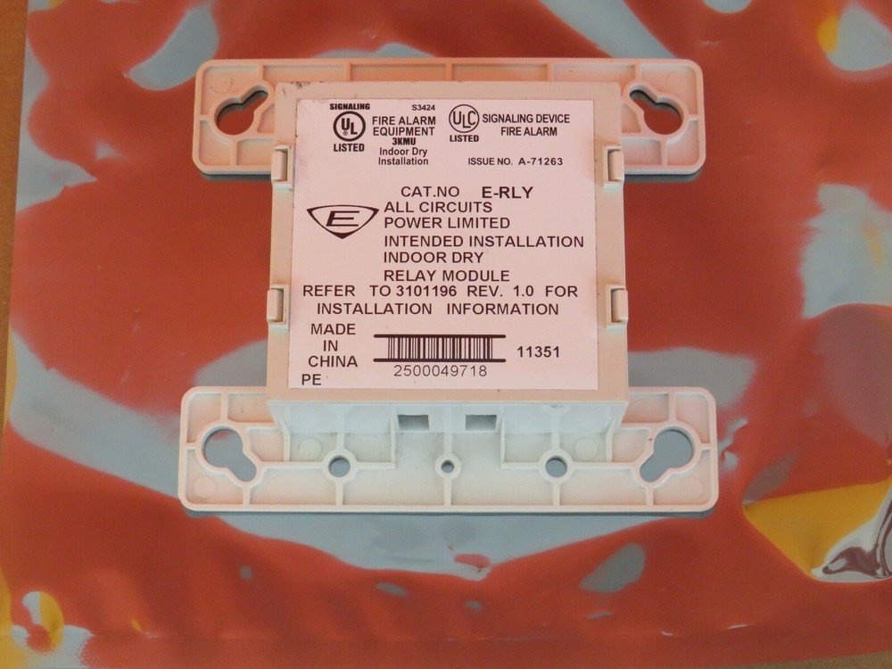EST EDWARDS E-RLY ANALOG CONTACT RELAY INCLUDES COVER
