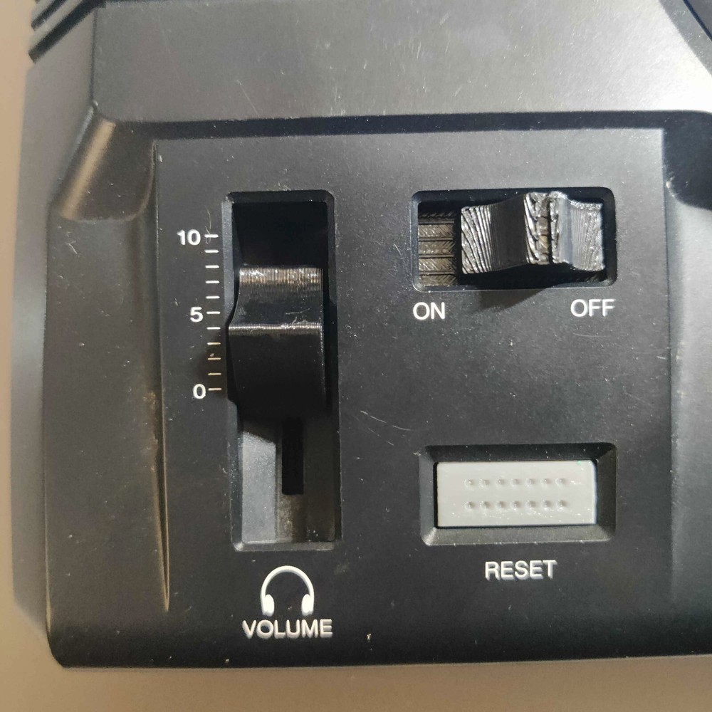 Sega Genesis Model 1 Power, Reset, Volume, Expansion Plastics Pack - 3D printed