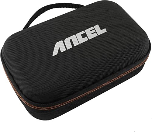 Black OBD2 Scanner Storage Bag - Protective Case for Code Reader