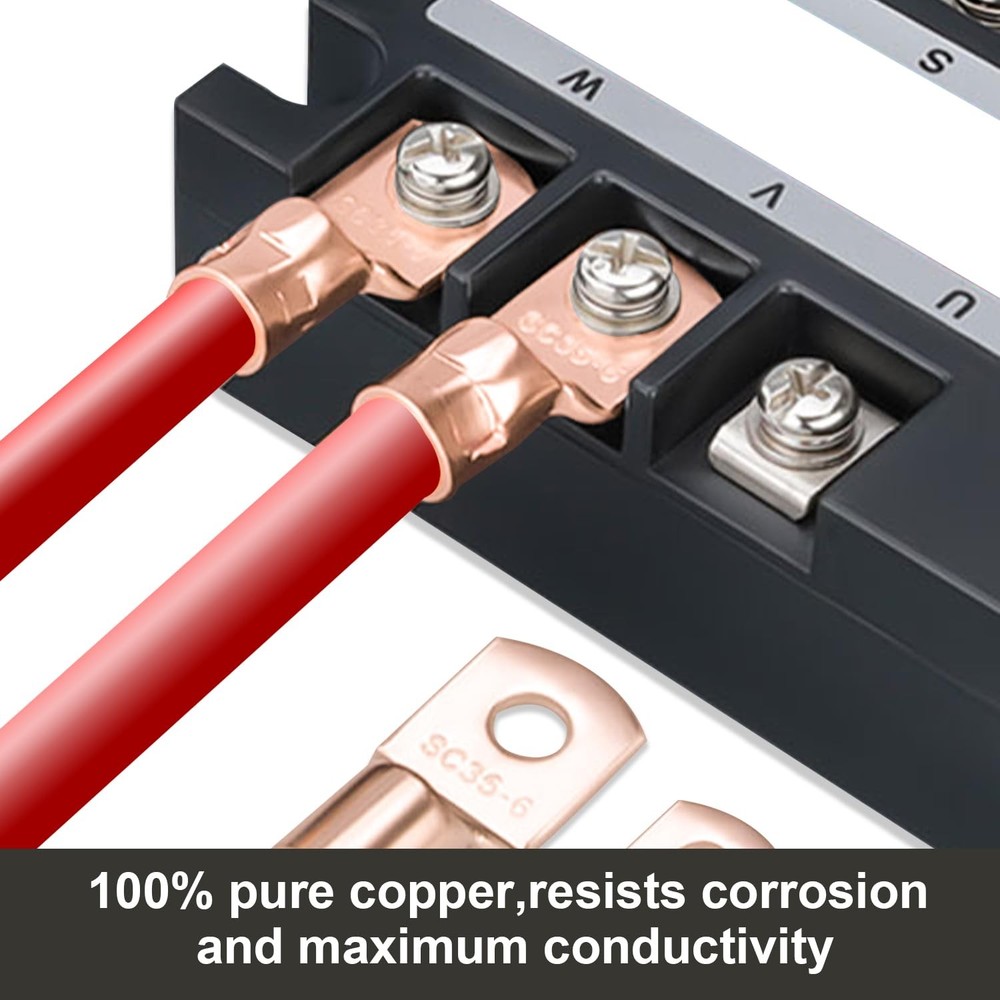 Taiss 160PCS Battery Cable kit+ Crimper Tool, Tool