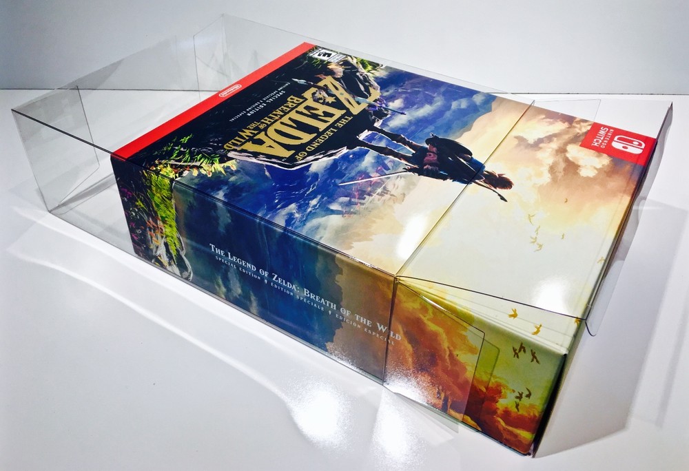 1 Box Protector for ZELDA BOTW SPECIAL EDITION NTSC SIZE ONLY! Nintendo Switch