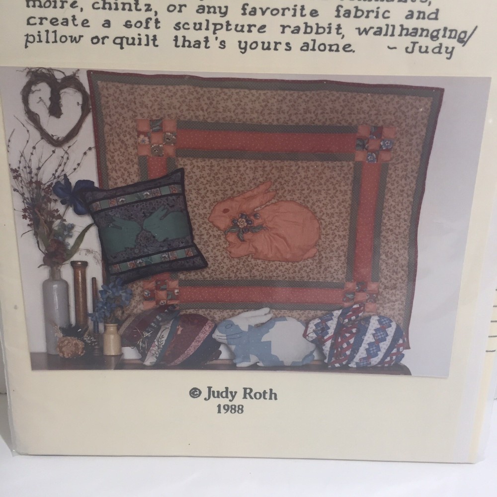 Stringwork Rabbit Quilt Pattern Judy Roth
