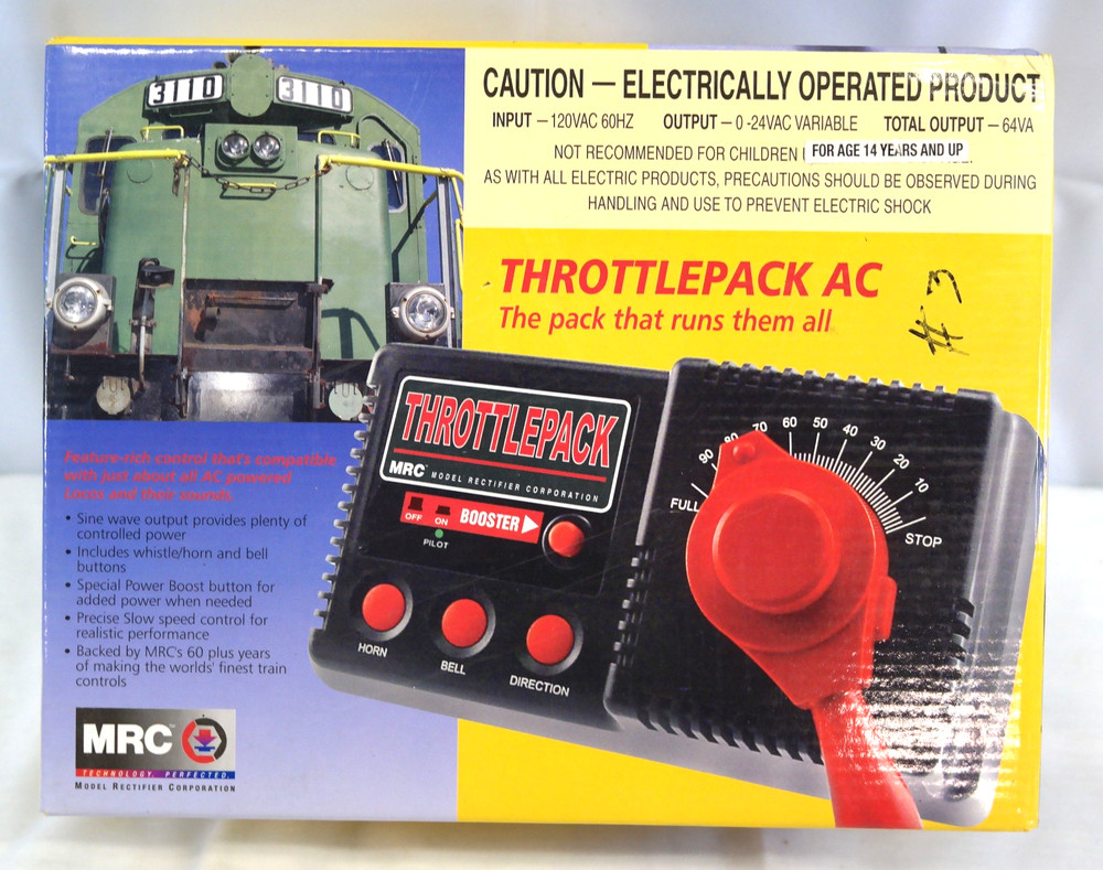 Throttlepack AC MRC - Hobby Transformer -  Model # 0001301-Model Rectifier Corp.