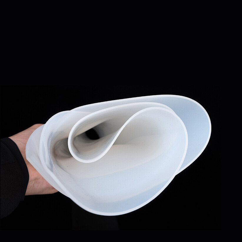 Solid Silicone Rubber Sheet Clear White 0.5mm 1mm 2mm-20mm Thick Various Sizes