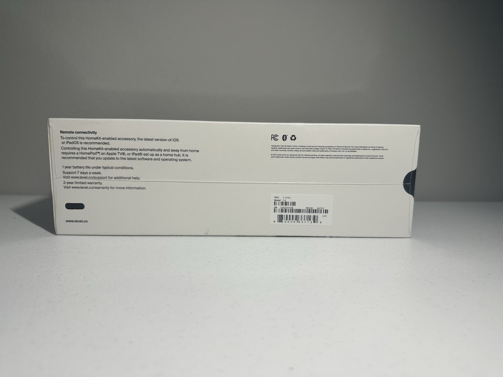 Level Lock - The Invisible Smart Lock - Black Matte