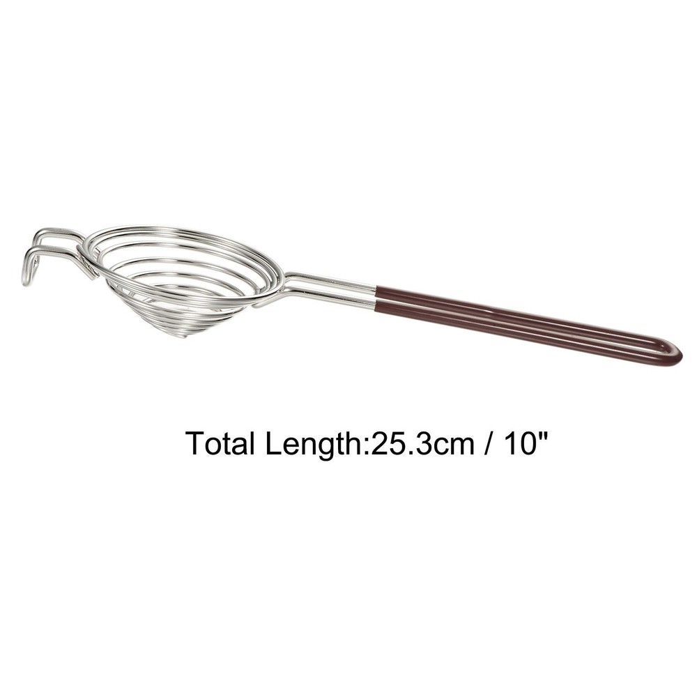 Egg Separator Stainless Steel Egg Yolk Separator with Rubber Handle Baking Tool