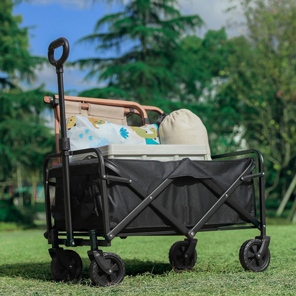 Wagon Cart Pull Handle Spare Replacement Telescoping Rod for Camping Trolley