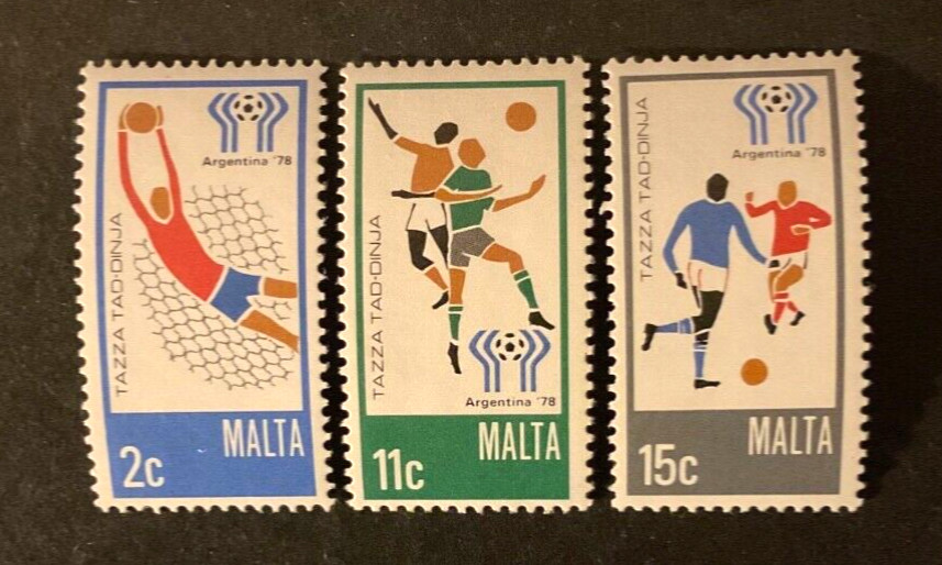 Malta Scott #549-51 never hinged
