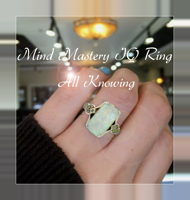 Khodamic Mind Mastery Djinn IQ All Knowing Mind Control Powerful Ring