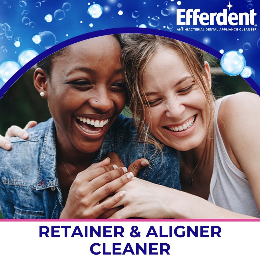 Efferdent Denture Cleanser Tablets, Complete Clean, 44 Count, Blue