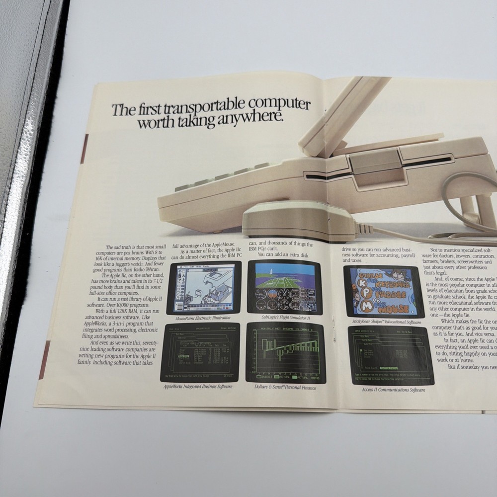 1984 Apple Computer: Breakthrough, 8 Pages Vintage Print Ad