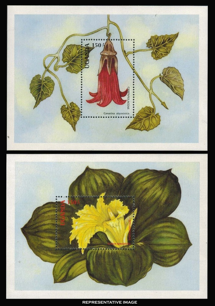 Uganda Scott 620-621 Mint never hinged.