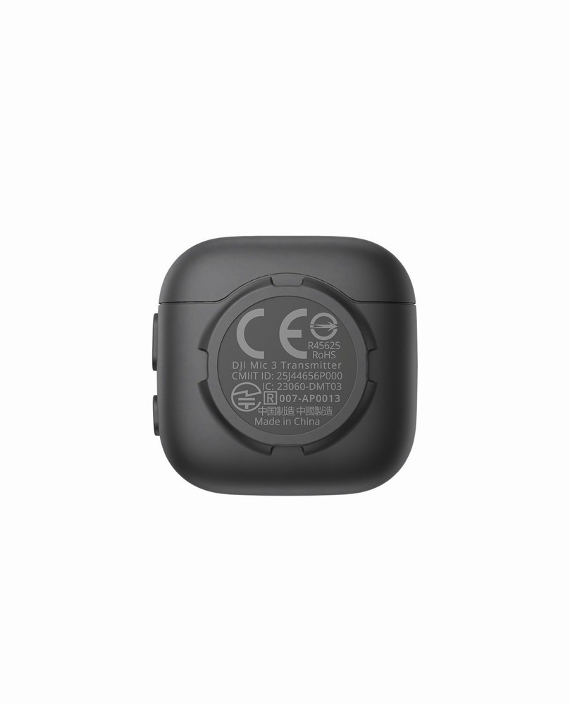 DJI Mic 3 Transmitter Wireless Clip-On Microphone Omnidirectional Universal