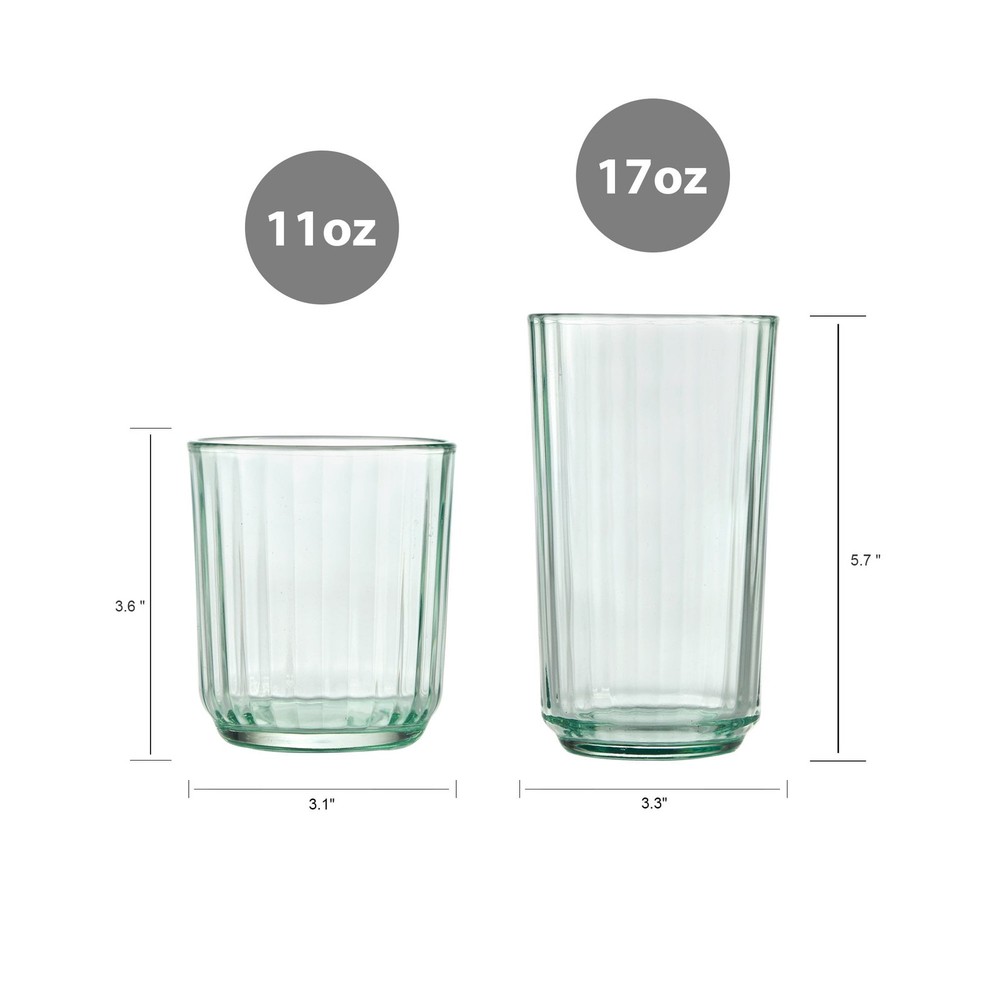 12-Piece Drinkware Set Dishwasher Safe