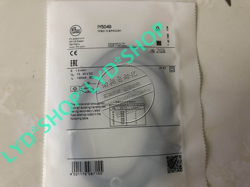 1pc new sensor IY5029 proximity switch