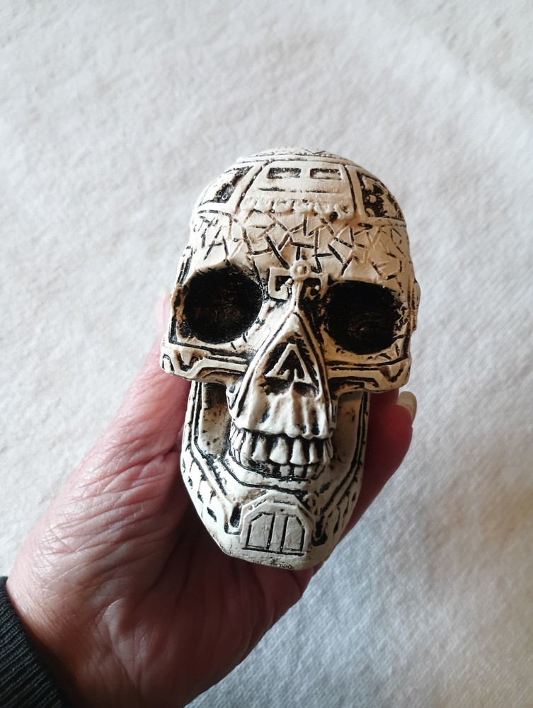 Craneo Chi Azteca Skull Decor From Cancun