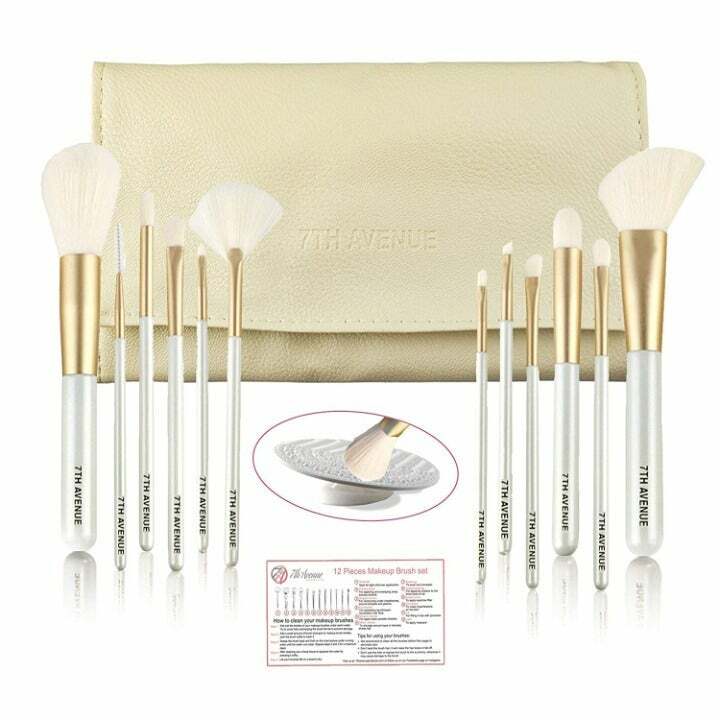 7th Avenue 12 Pcs Makeup Brush Set