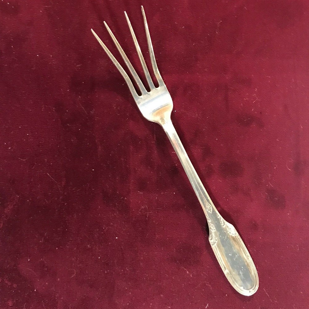 Vintage German 800 Silver Lettuce Serving Fork