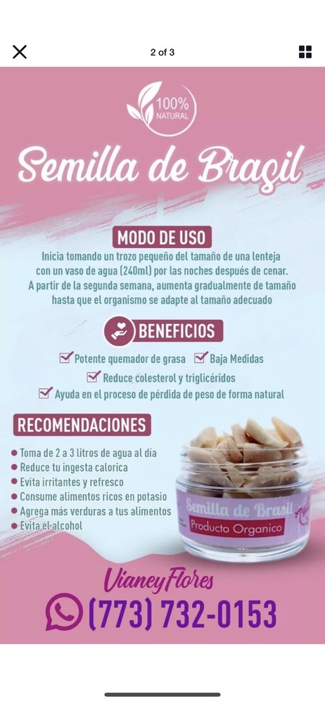 Semilla De Brazil La Original.