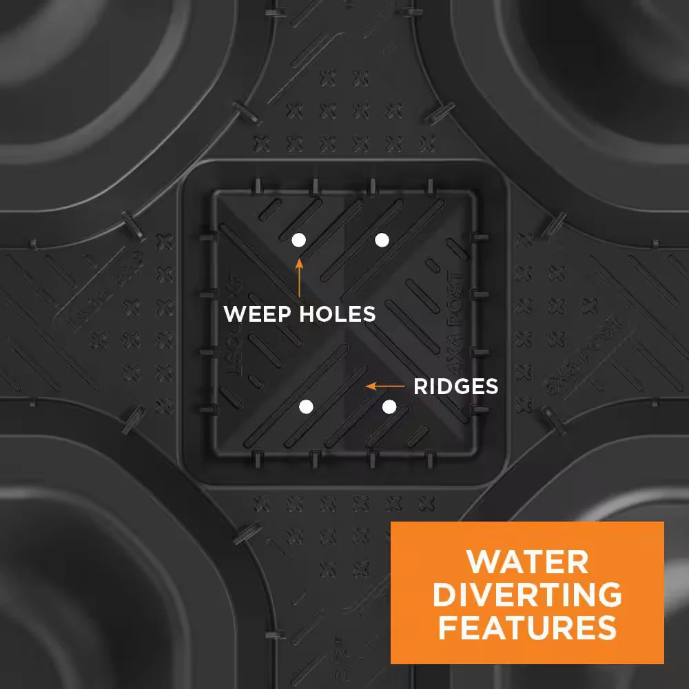 2.2 Lb. Deck Block for Joist and Post Foundation