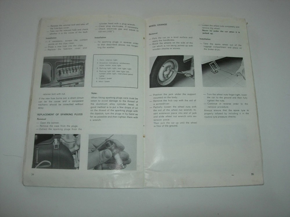 DAF 33 Owners Manual Handbook 1971