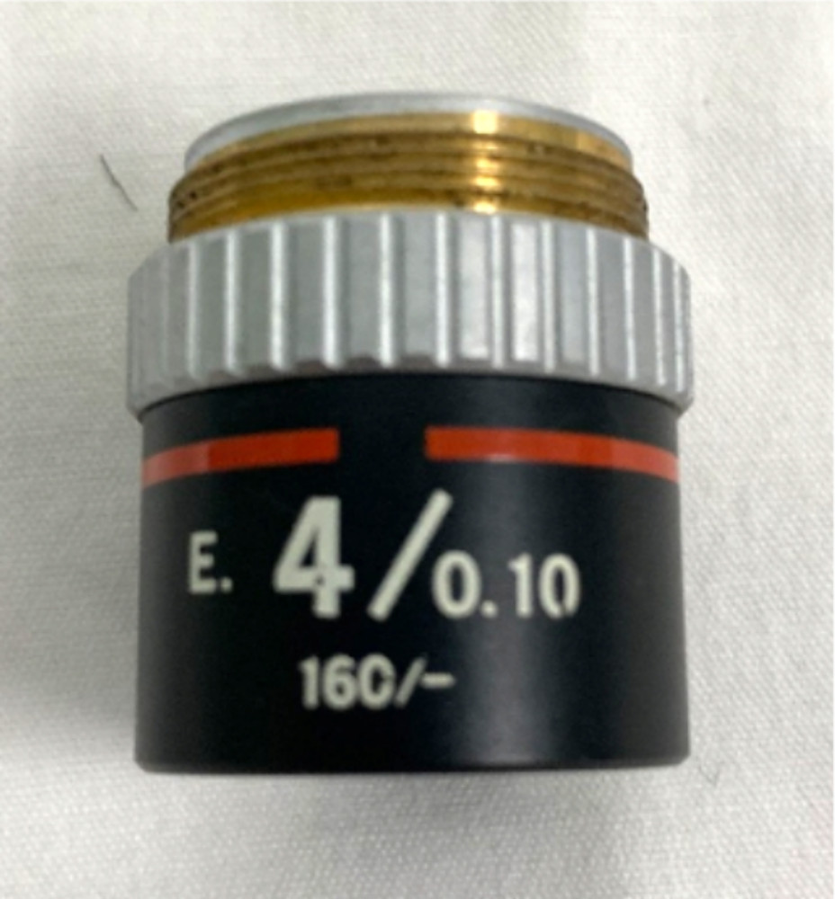 Nikon E. 4/0.10 160/- Microscope Objective