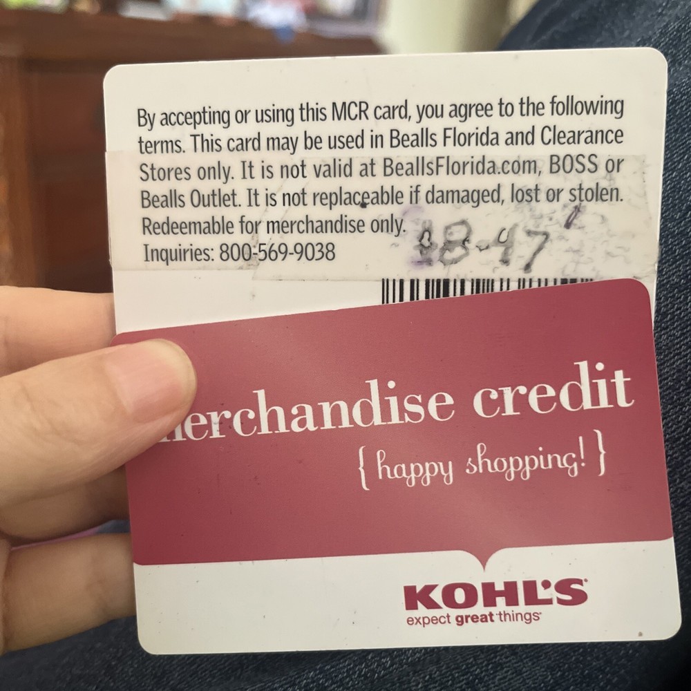 Bealls In store Only Gift Card