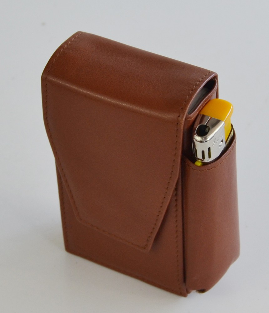Leather cigarettes case Mastro de Paja Leather Cigarette Case