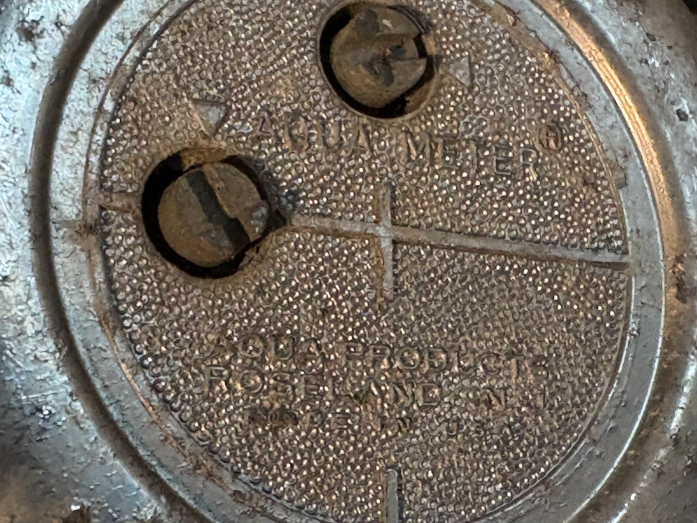 Vintage Aqua Meter Roto-Matic Compass