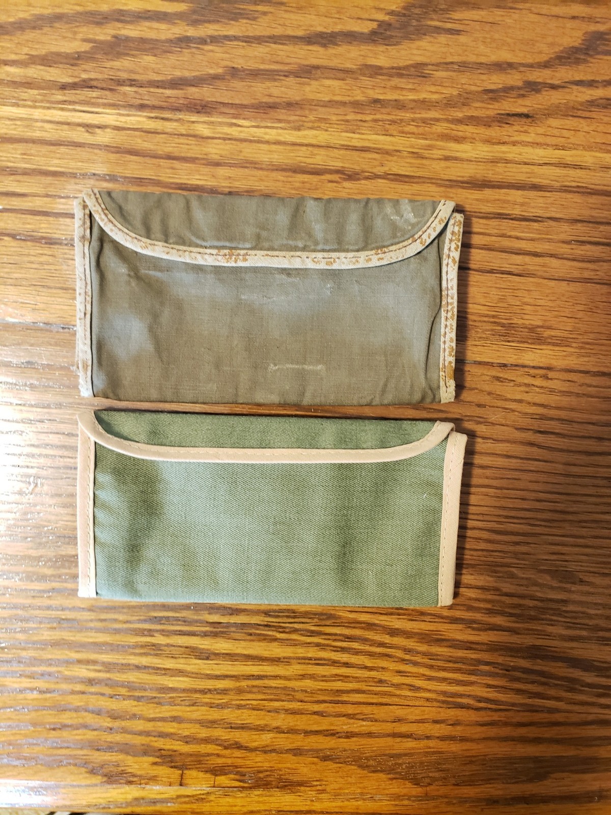 WWII US Military TOBACCO POUCH (empty). Plastic Lined, Reproduction