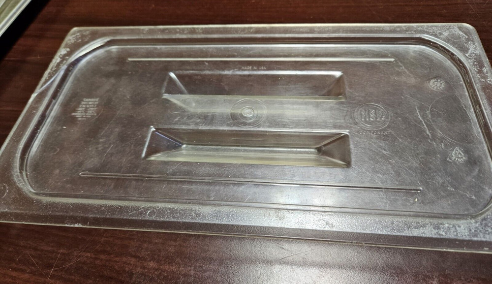 Cambro 1/3 Clear, Plastic Lid