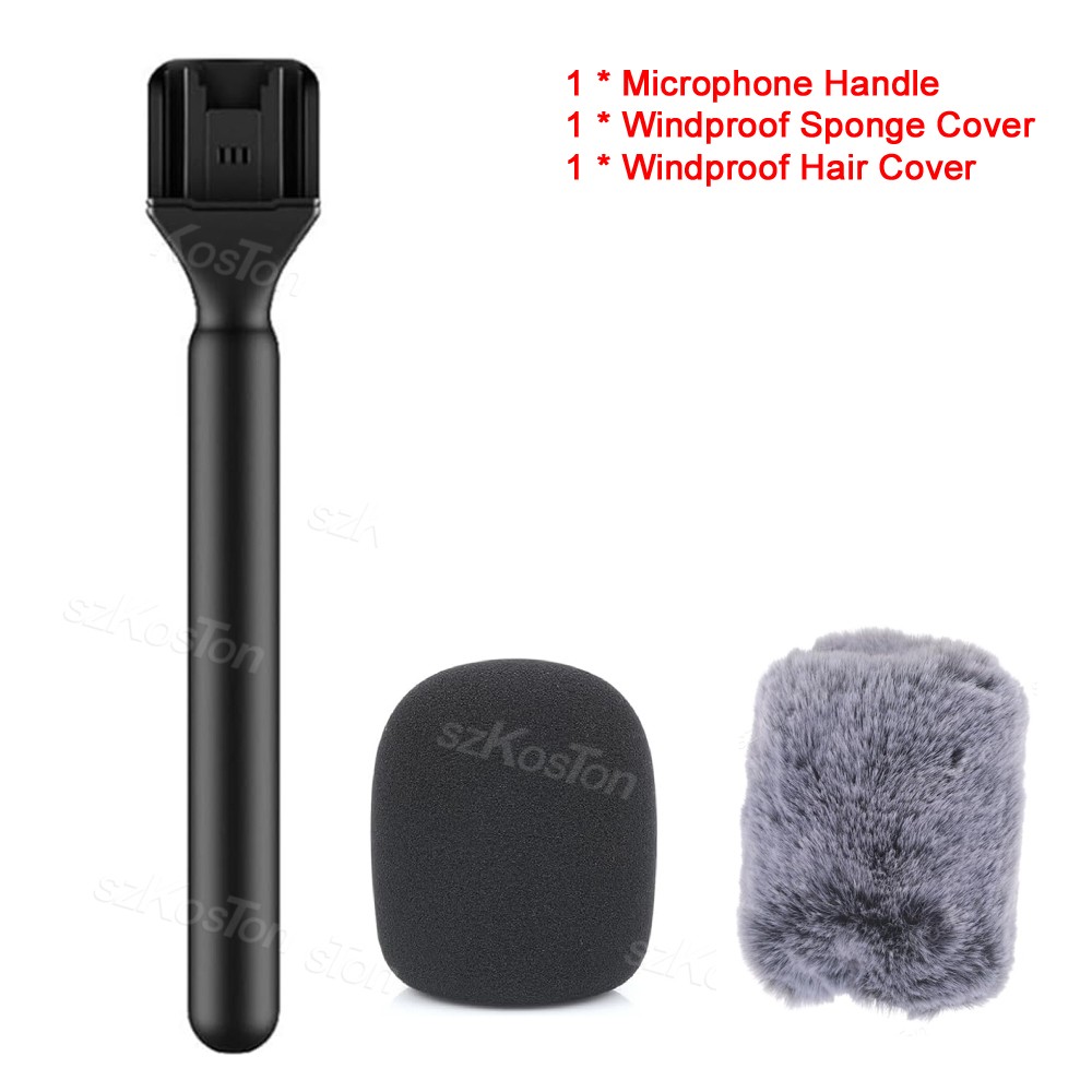 Wireless Microphone Mic Lavalier Handle System Rode Go Iphone Dji Handheld Inter