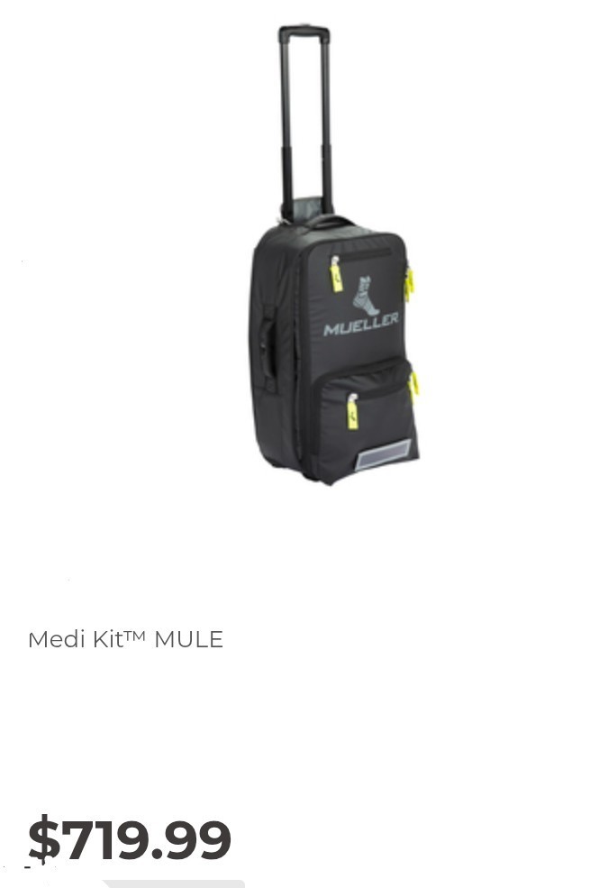 Mueller Meret M.U.L.E. Medi Kit Rolling Backpack