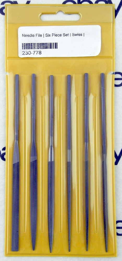 Swiss Single Cut File Set - Mascot Precision Tools #H778