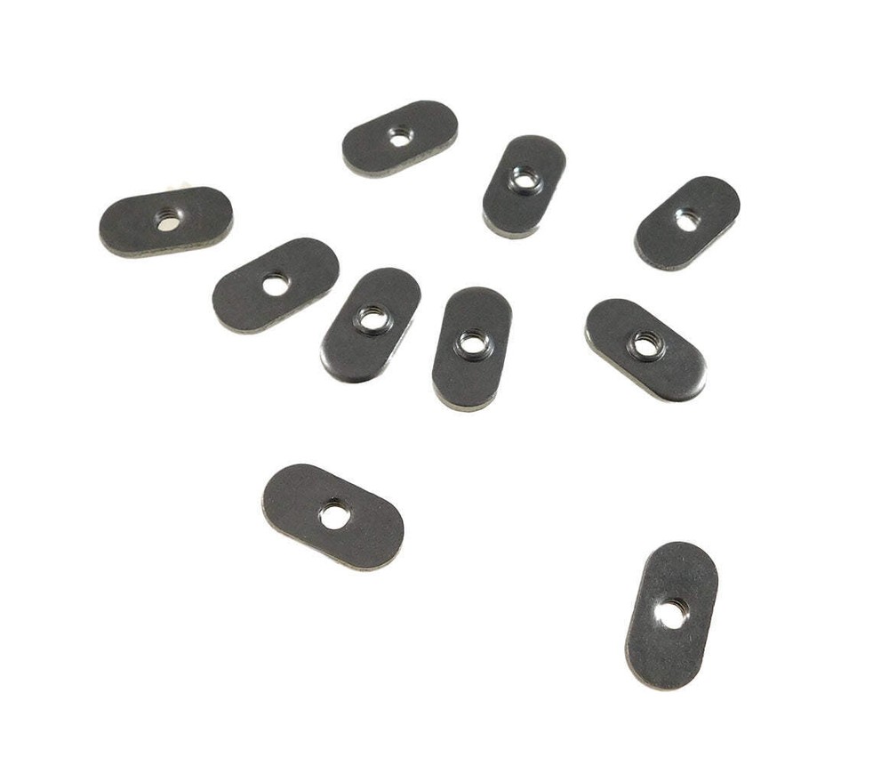 10 Pack 6-32 Spot Weld Nuts - Double Tab - ND 1114