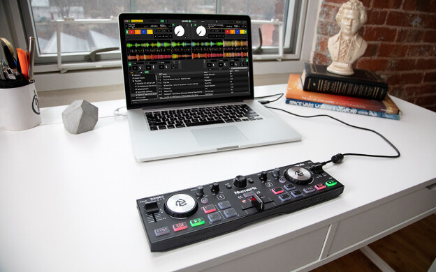 Numark DJ2GO2 Touch – Compact 2 Deck USB DJ Controller For Serato