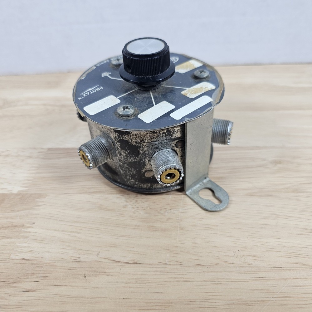 B&W “Protax” Coaxial Selector Switch Model 376 Untested