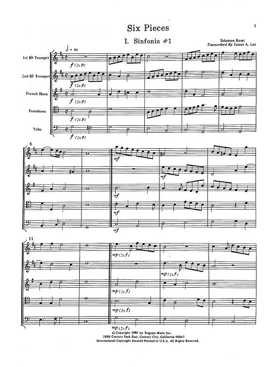 Brass Quintet, The Classics Sheet Music Bundle #2