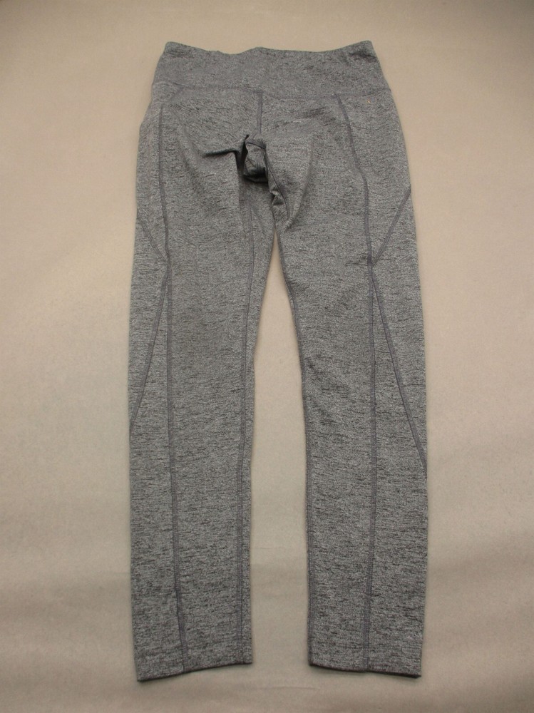 MONDETTA Size M Womens Gray Stretch Pull On Athletic Compression Leggings 172