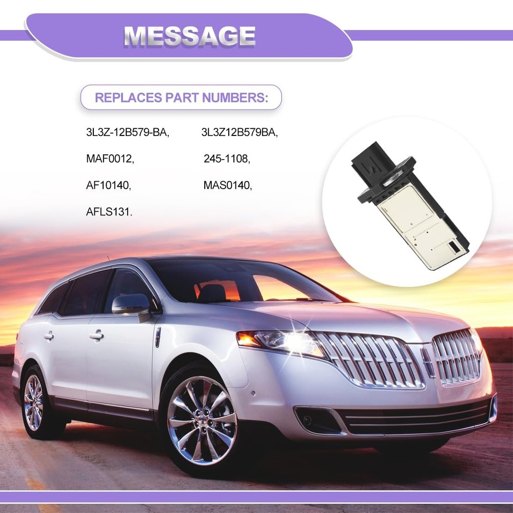 Mass Air Flow Sensor MAF Sensor Compatible with Ford Escape Expedition Explor...