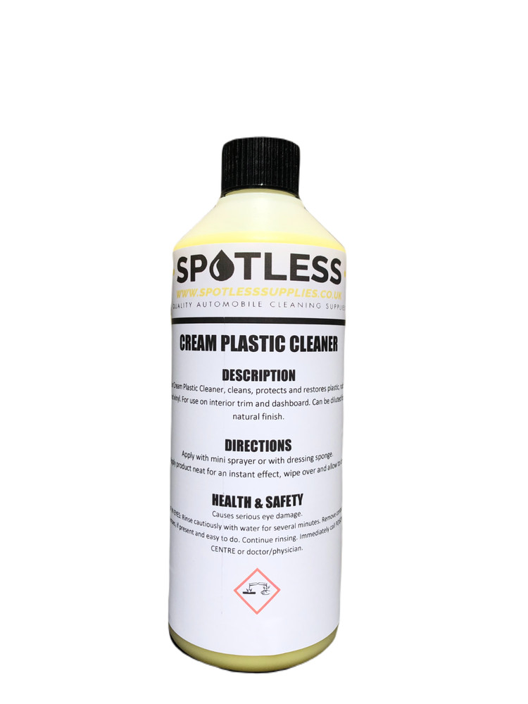 Car Cream Plastic Cleaner 250ml Interior Dash Dashboard Trim