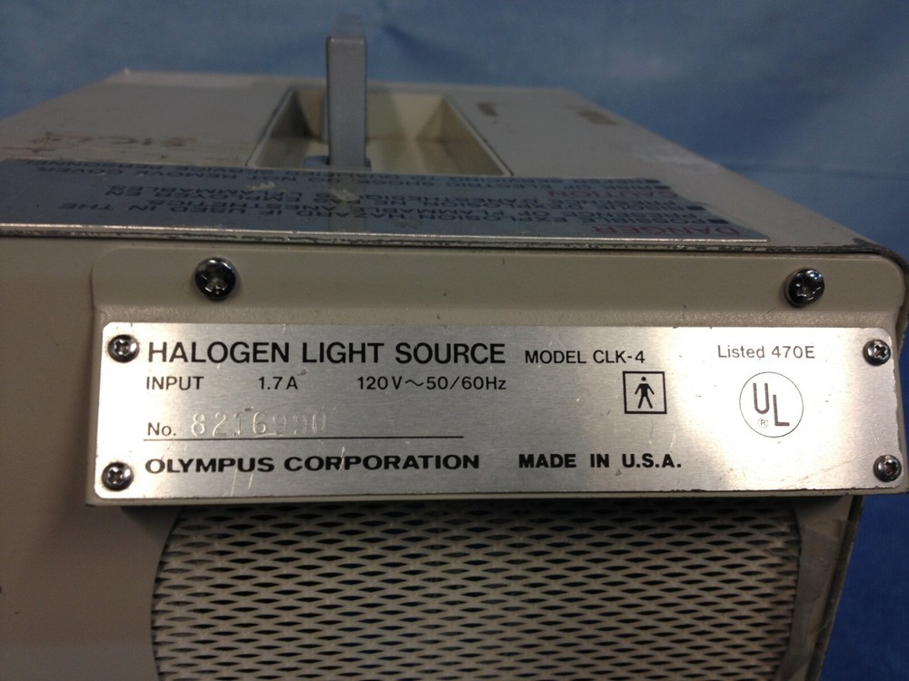 OLYMPUS HALOGEN LIGHT SOURCE CLK-4