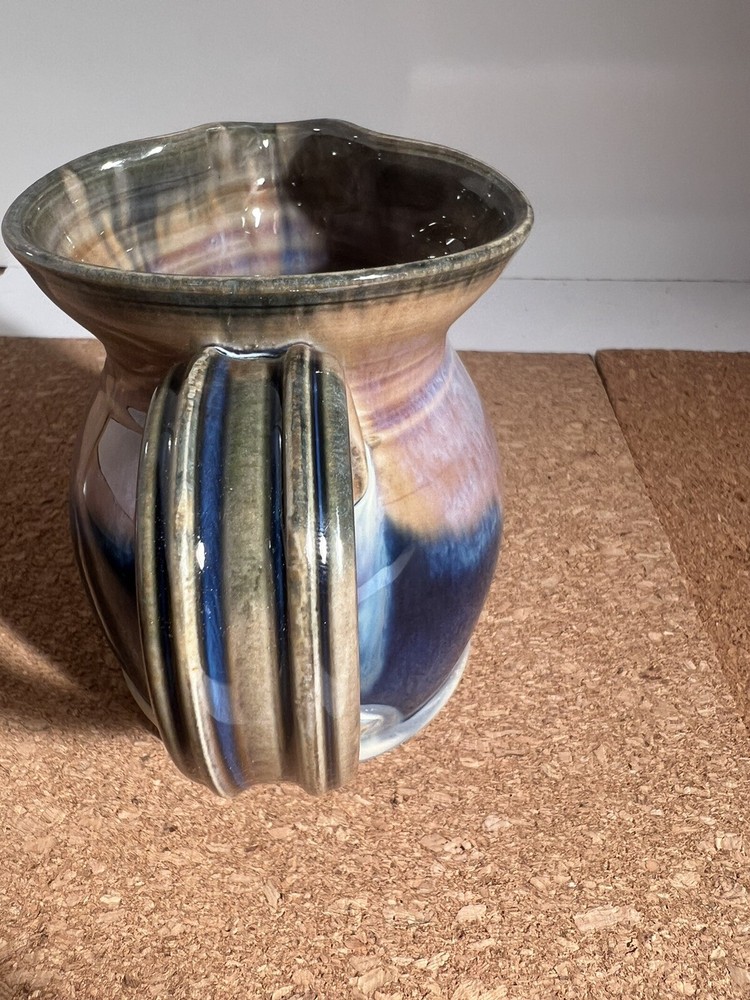 Gregg Olson Studio Stoneware Pitcher. Signed. 6” High