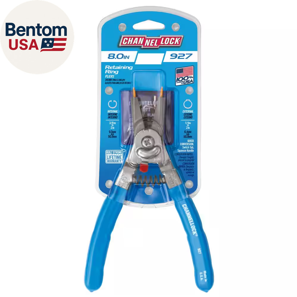 8 In. Retaining Snap Ring Pliers