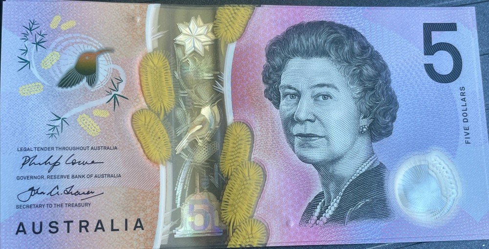 2018 $5 EI18 UNC Consecutive Five Dollar Banknote General Prefix EI 18