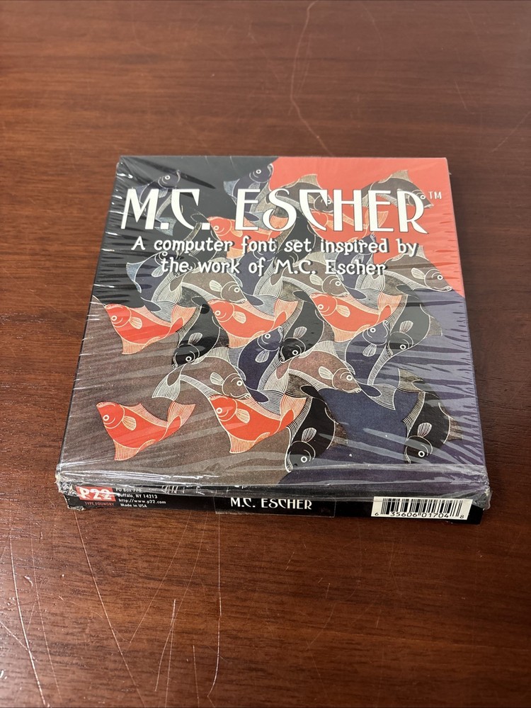 M.C. Escher “Computer Font Set” - 3.5 Disk MAC