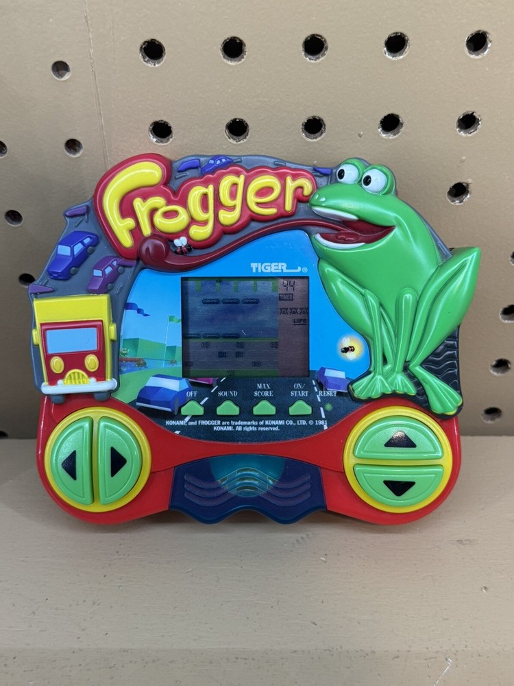 Frogger By Tiger Electronics 1999 Handheld Game Tested Working VGC